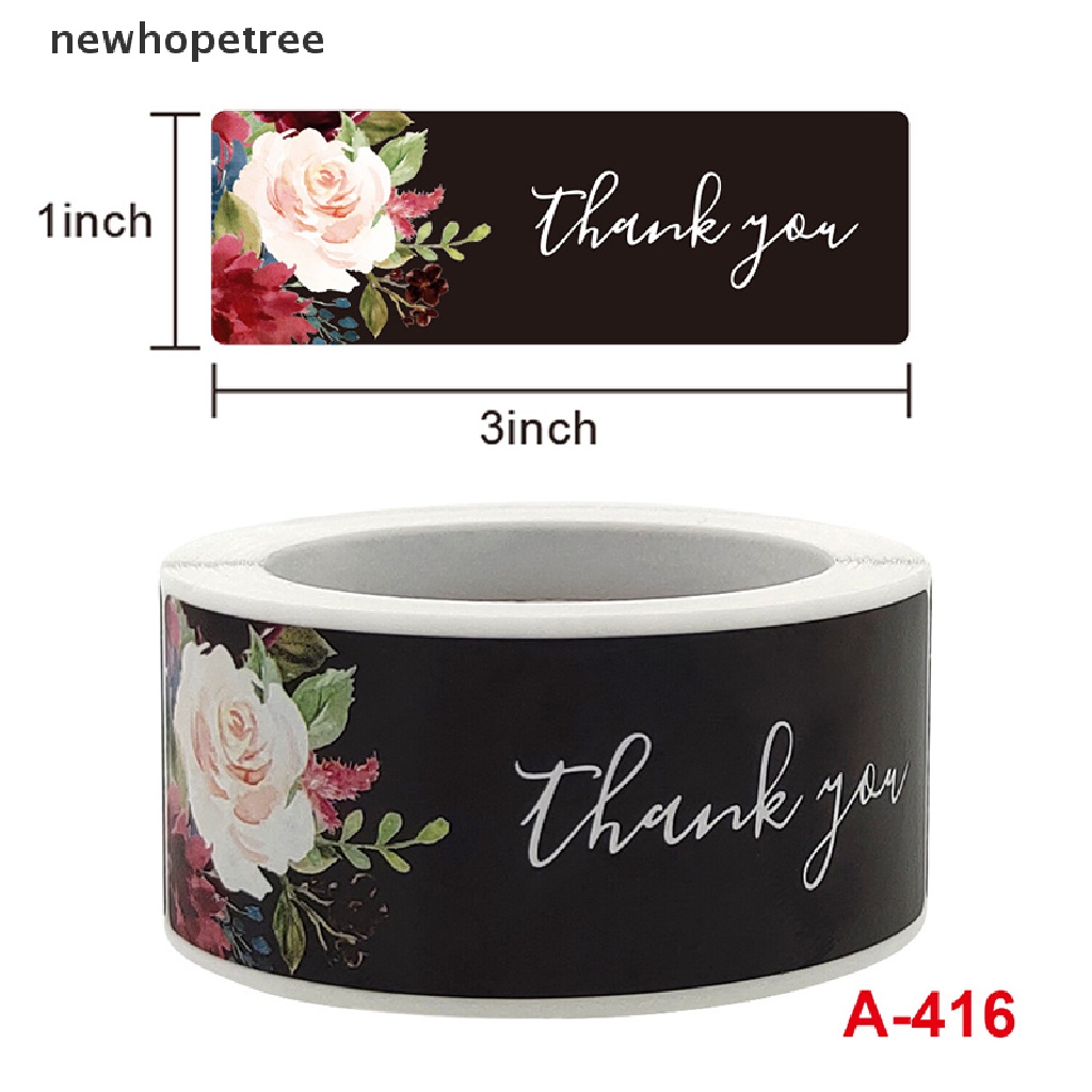 Cuộn 120 Nhãn Dán Niêm Phong Bao Bì In Chữ Thank you for your order