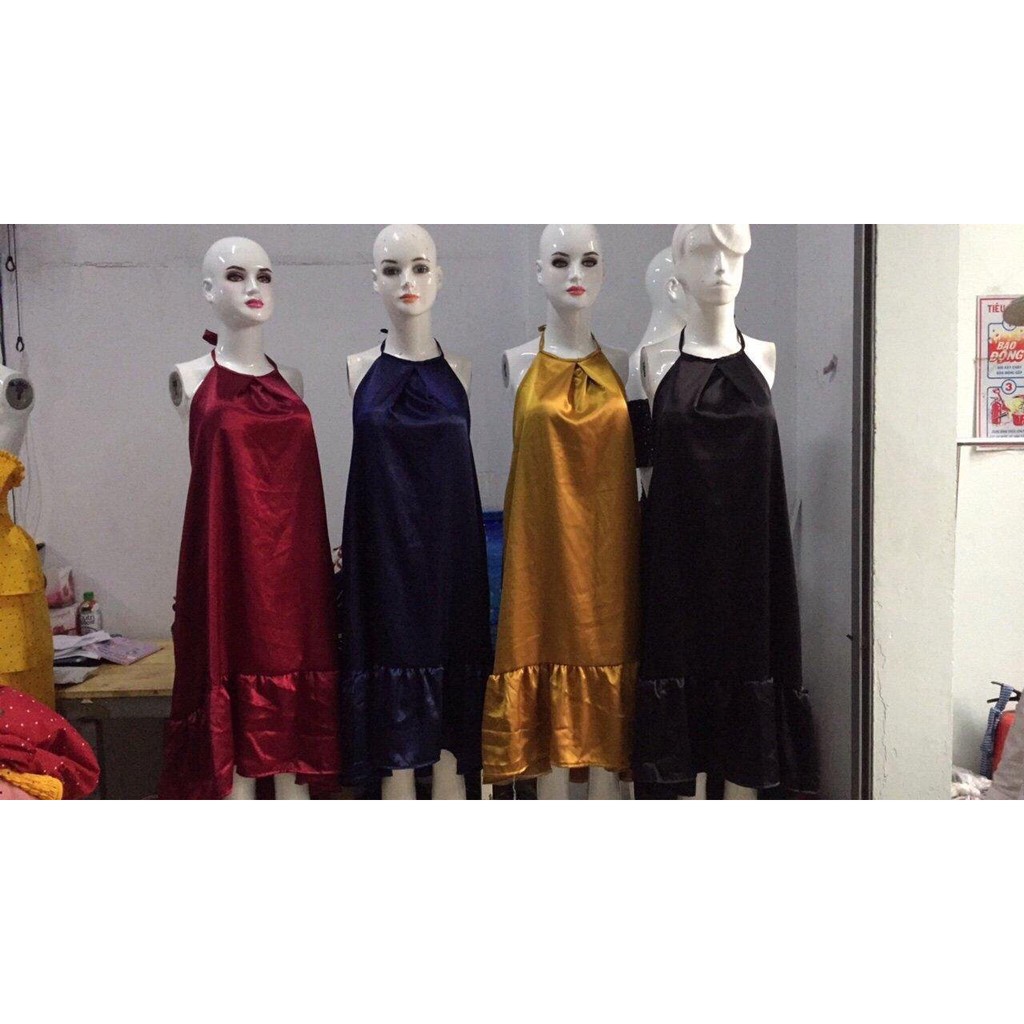 Đầm yếm phi lụa có mút ngực-hình thật cuối album | BigBuy360 - bigbuy360.vn