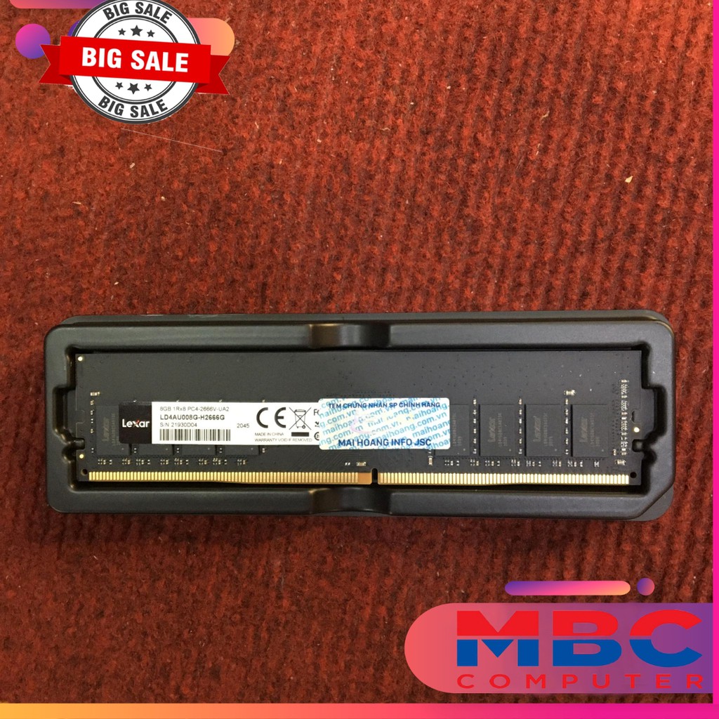 Ram PC Lexar DDR4 8GB/2666 (8GB x1) New-Chính Hãng | BigBuy360 - bigbuy360.vn