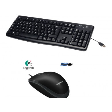 BỘ BÀN PHÍM LOGITECH K120 VÀ B100 - HÀNG CHÍNH HÃNG