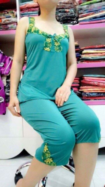 đồ bộ lửng thun lạnh Size 5 tu 65-75kg | BigBuy360 - bigbuy360.vn