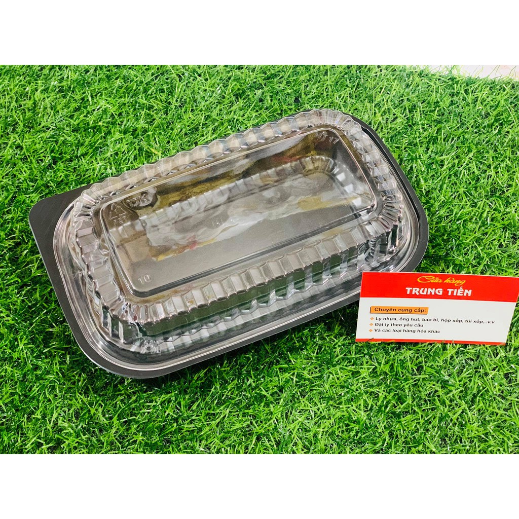 Combo 100 hộp nhựa đế đen HT17 có nắp,hộp nhựa cơm, khay nhựa đen dùng 1 lần | BigBuy360 - bigbuy360.vn