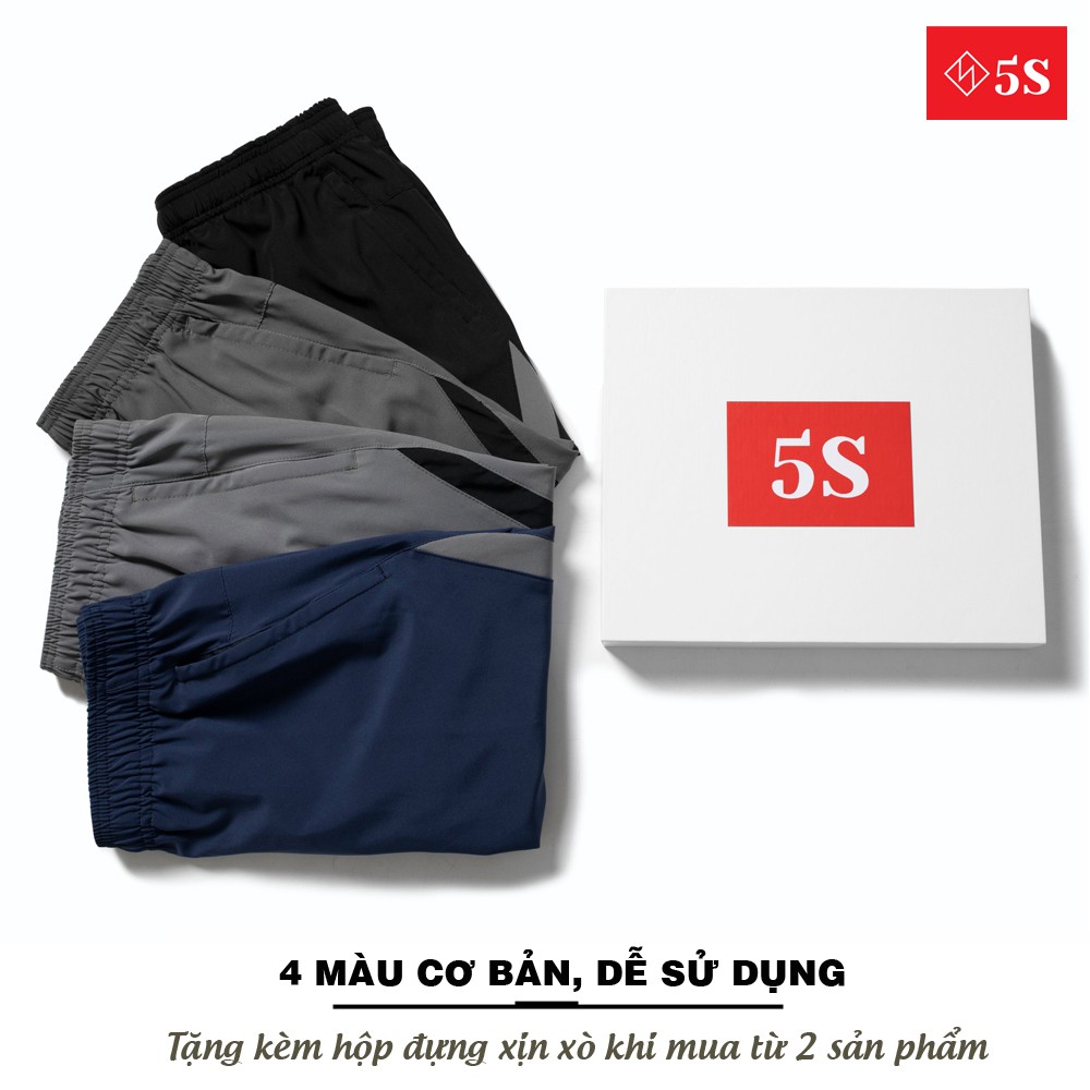 Quần Short Nam Thể Thao 5S (5 màu) Vải Gió Mềm, Siêu Nhẹ, Dáng Thể Thao, Thiết Kế Trẻ Trung Năng Động (QSG21007S1-N2) | BigBuy360 - bigbuy360.vn