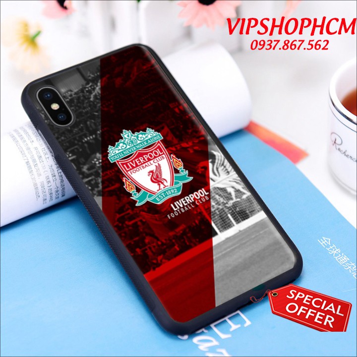 Ốp lưng iPhone X / 7 Plus / 7/ 6 Plus / 6 BST CLB Bóng Đá - viền Silicon dẻo