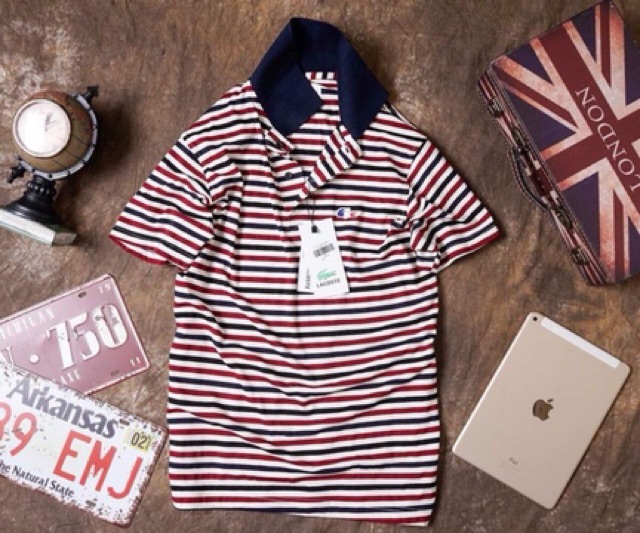 [CÓ ẢNH THẬT] Áo Phông Nam Cổ Polo Kẻ Ngang - Chất Uni Co Giãn 4 Chiều - Cực Mềm Mát Thoải Mái | BigBuy360 - bigbuy360.vn