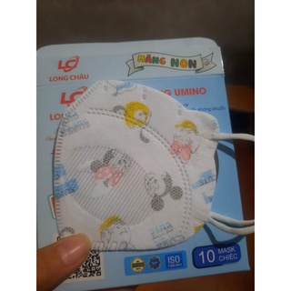 Khẩu trang mầm chồi lá cho bé