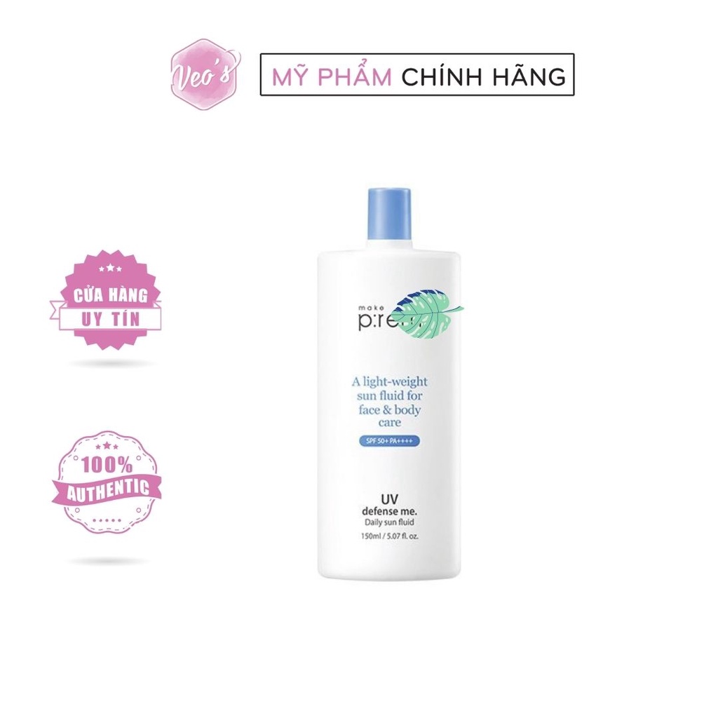 [New] Kem Chống Nắng Make UV Defense Me Daily Sun Fluid (150ml)