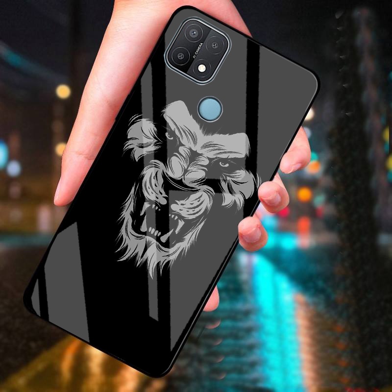 Ốp Lưng OPPO A15/A15s mặt kính cường lực cao cấp thiết kế riêng