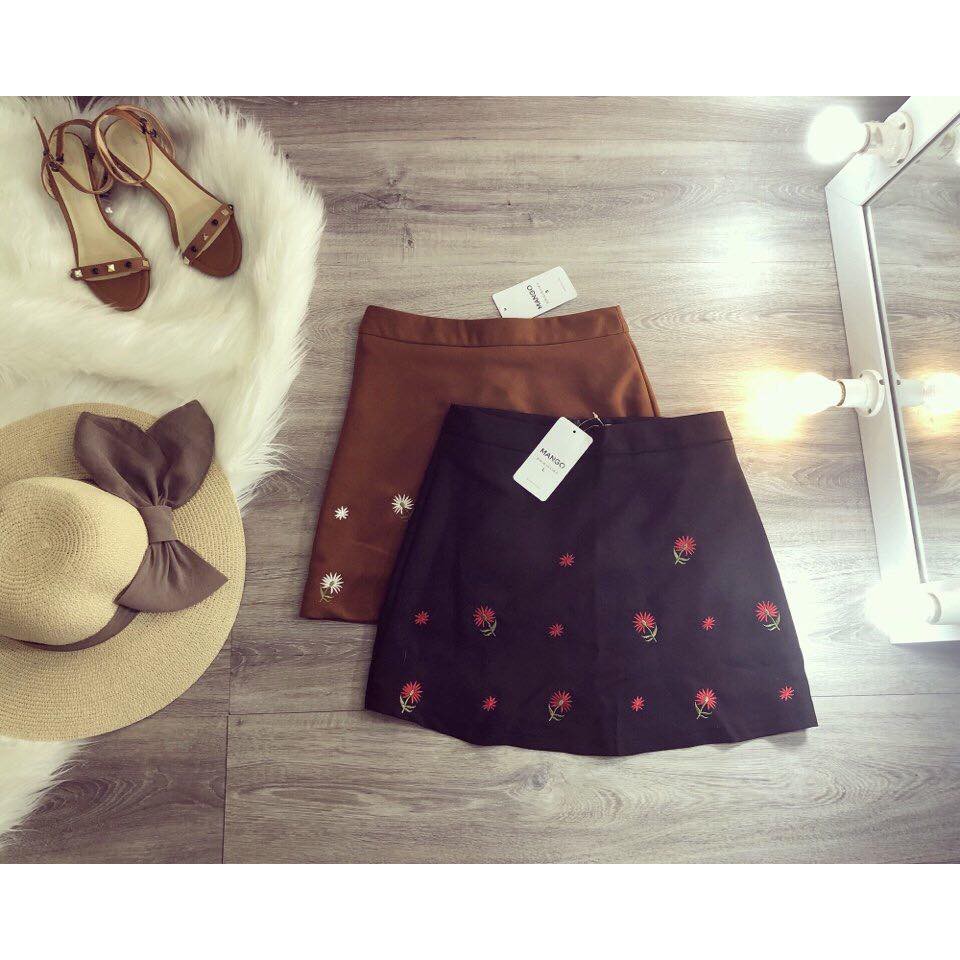 CHÂN VÁY THÊU HOA