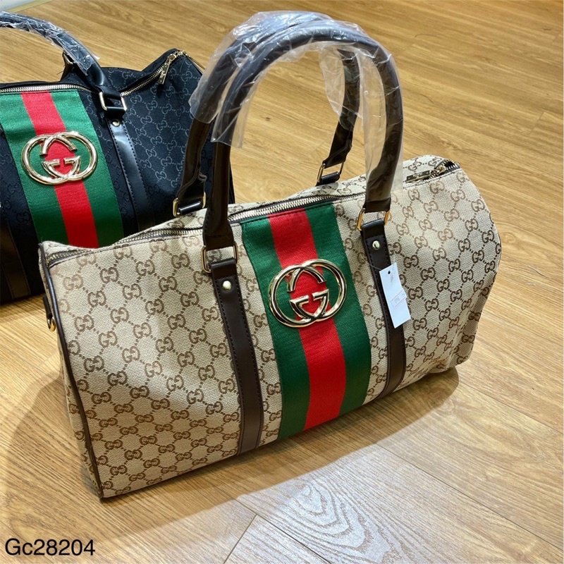Túi trống Gucci nam sẵn 2 màu siêu hot_Túi trống du lịch cao cấp
