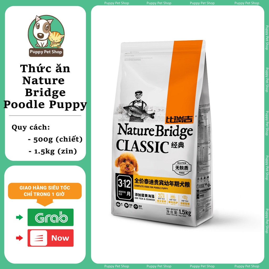 Thức Ăn Hạt Nature Bridge Dành Riêng Cho Chó Poodle