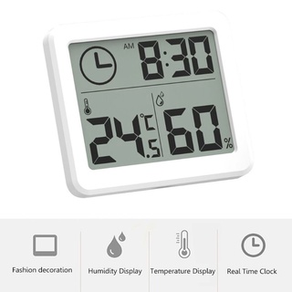 Đồng hồ điện tử cảm biến nhiệt độ và độ ẩm màn hình lcd 3.2 4