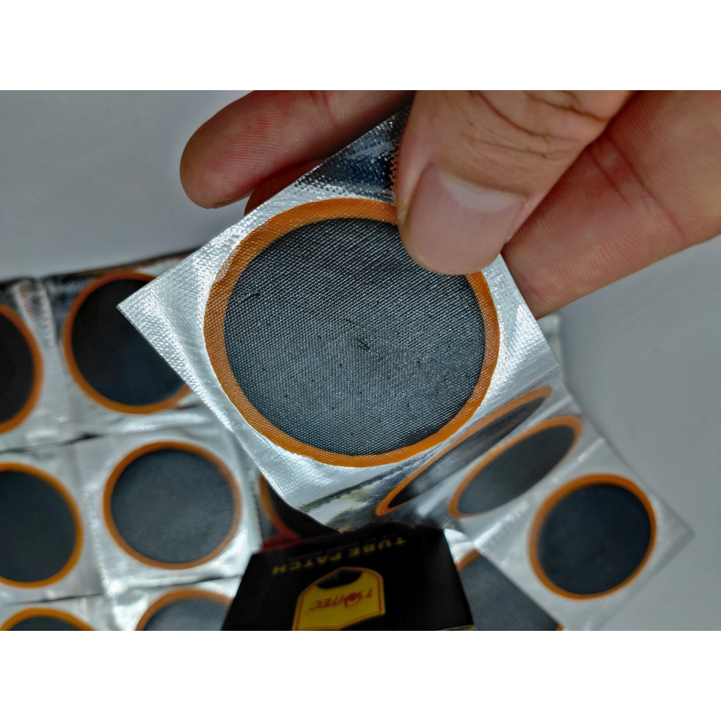 40 Miếng Vá Săm, Vá Lốp , Vá Vỏ, Vá Ruột xe máy, Ôtô kích thước 50mm-R-04