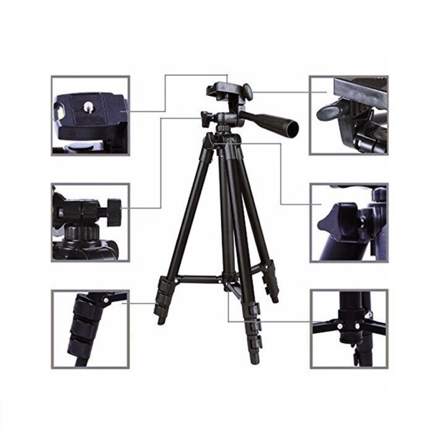 Gậy 3 chân chụp hình máy ảnh, điện thoại Tripod 3120 loại tốt - Gậy livetream