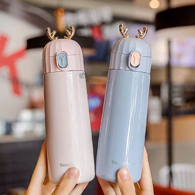 Bình Giữ Nhiệt tai gấu cute 350ml Chia.er