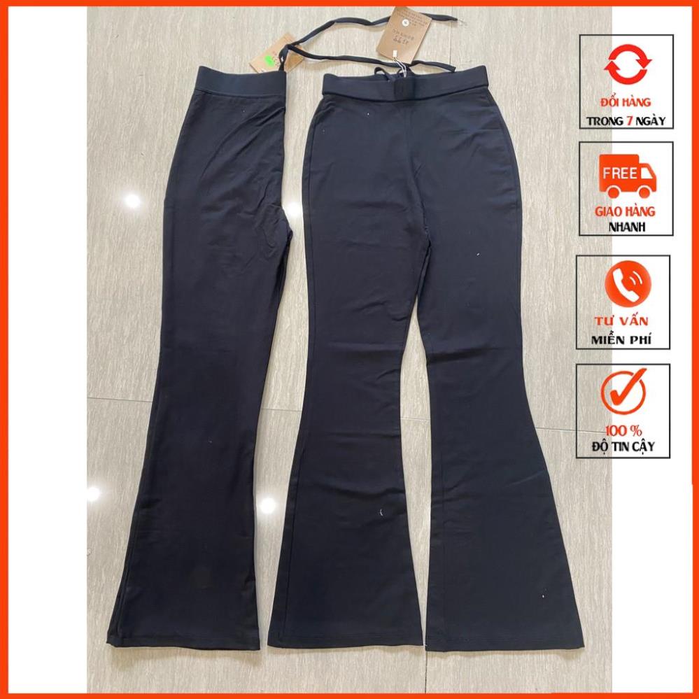 [Mã FAMARAL1 giảm 10K đơn 50K] Quần Ống Loe Cạp Cao Dài Tôn Dáng m888