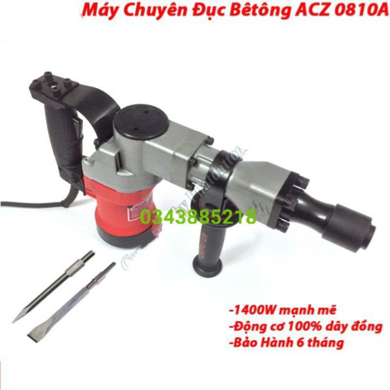 máy đục bê tông acz 0810 công suất lớn hiệu quả làm việc cao