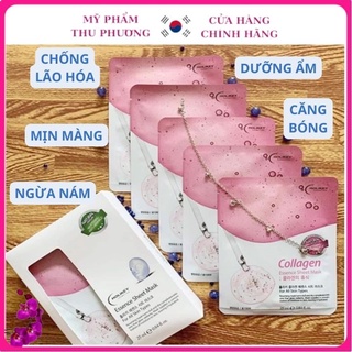 10 Mặt nạ Collagen dưỡng da - Mặt Nạ giấy Mỹ phẩm hàn quốc cao cấp HOLIKEY COLLAGEN ESSENCE SHEET MASK