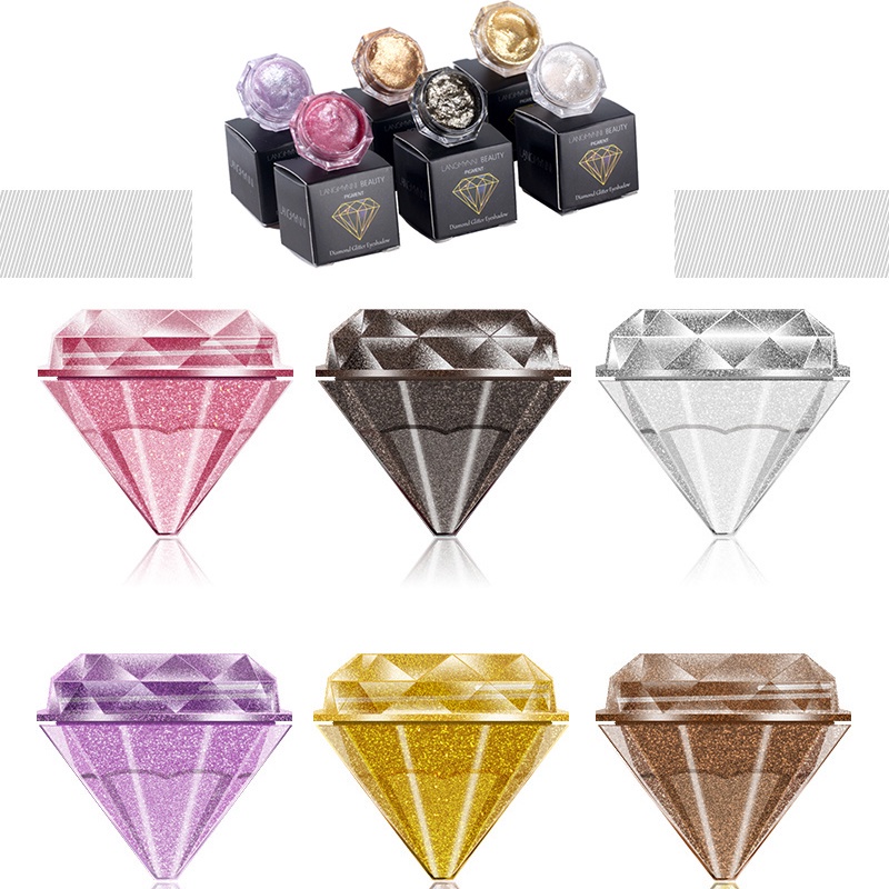 Phấn Mắt Dạng Lỏng 6 Màu Sắc Lấp Lánh Tùy Chọn Trang Điểm Tiện Dụng