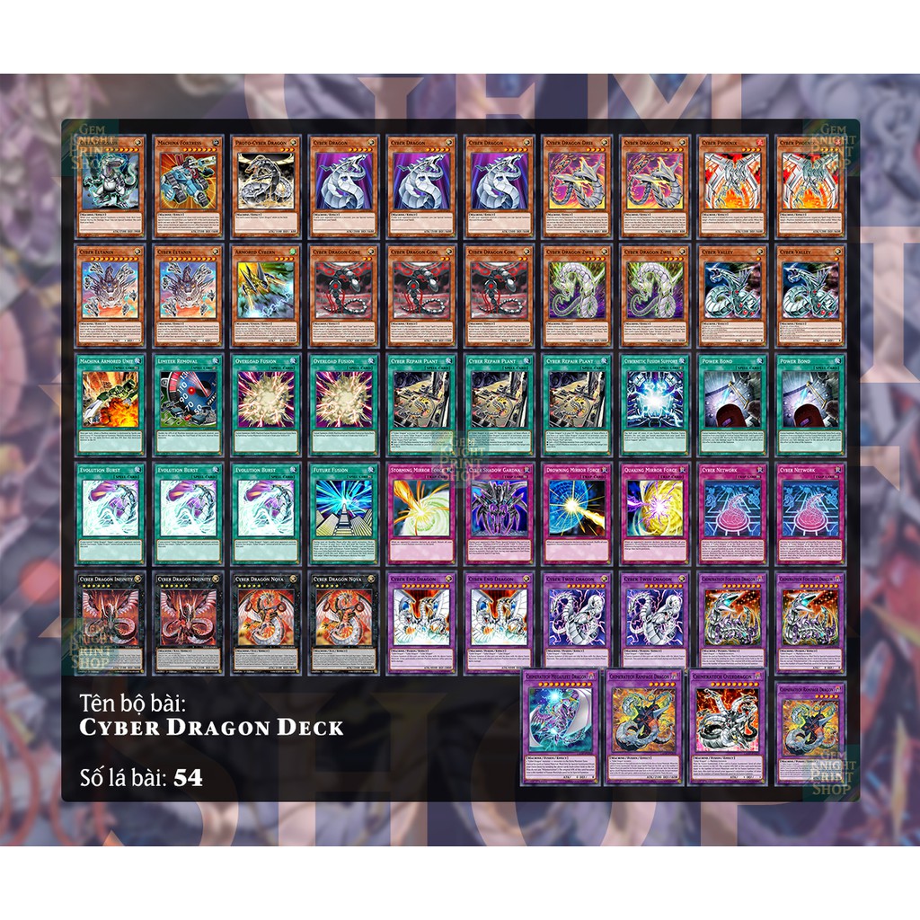 Bộ bài Yugioh - Legendary Dragons of Atlantis - B Deck