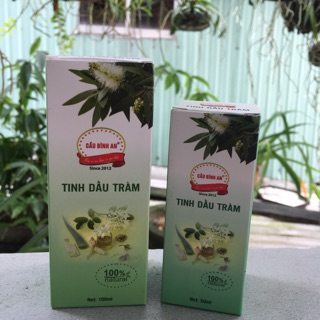 Tinh dầu tràm Huế Cầu Bình An nguyên chất 100ml