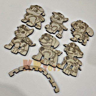 BỘ TÔ MÀU GỖ - ĐỘI CHÓ CỨU HỘ