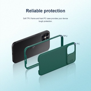 Ốp lưng iPhone 12 Pro Max bảo vệ camera hiệu Nillkin CamShield