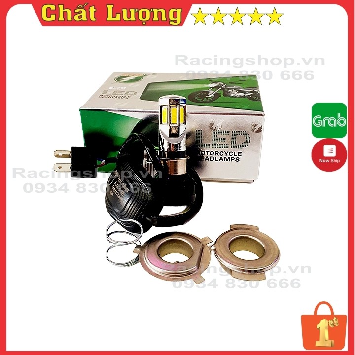 Đèn Pha Led Xe Máy LEDVNRACING Đèn Pha Trợ Sáng RTD 🌞  Siêu Sáng 🌞 Quạt tản nhiệt gắn cho xe ga xe số ( GIÁ 1 BÓNG )