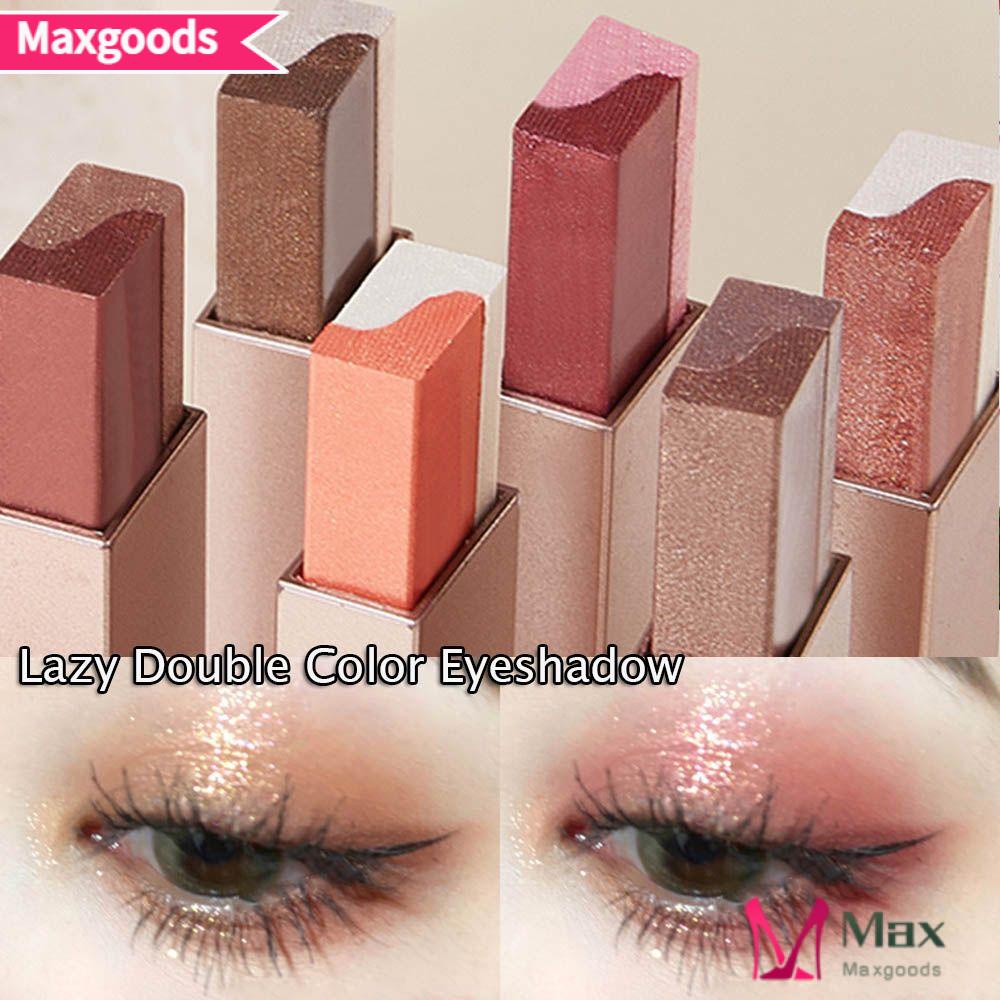 Phấn Mắt Dạng Thỏi Màu Lì Lấp Lánh Trang Điểm Làm Đẹp Cho Nữ MAXG Mờ/Matte