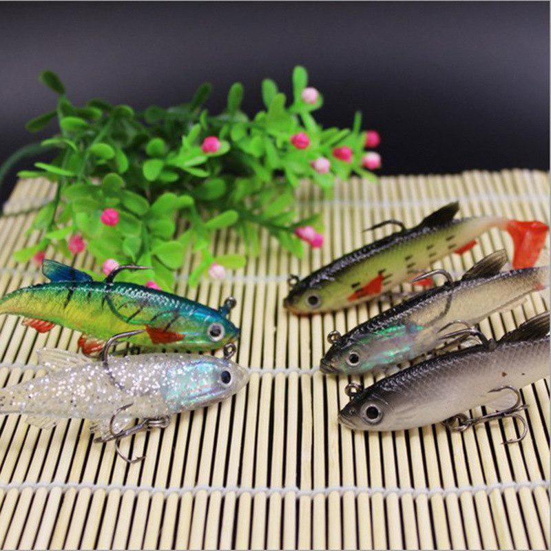 Mồi Giả Câu Cá Mềm Hình Con Sâu 9cm/14g