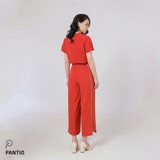 Quần lửng chất liệu lụa sọc dáng suông BQL3316 - PANTIO