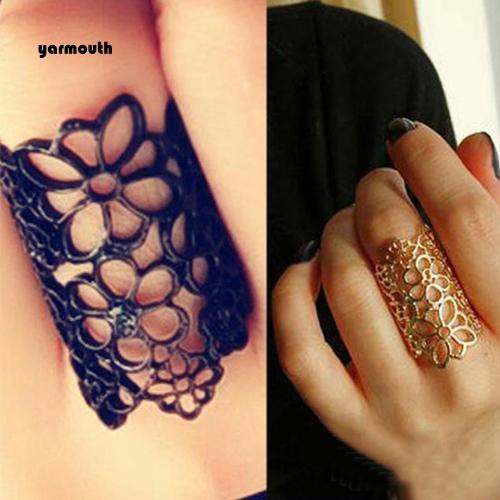 Nhẫn HìNh Hoa BằNg Kim LoạI Cho Nữ