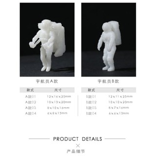 Mô Hình 3D Trang Trí Resin - Phi Hành Gia