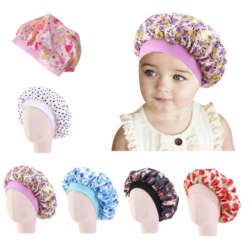 Mũ Satin 27cm Có Thể Điều Chỉnh Kích Thước Cho Bé Từ 2-8 Tuổi