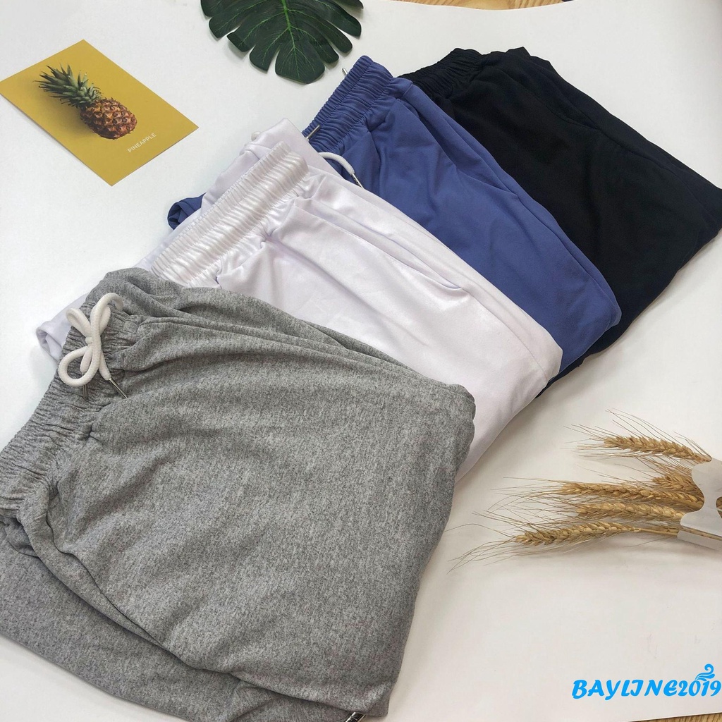 Quần dài lưng thun dây rút nhiều màu sắc tùy chọn thời trang dành cho nữ