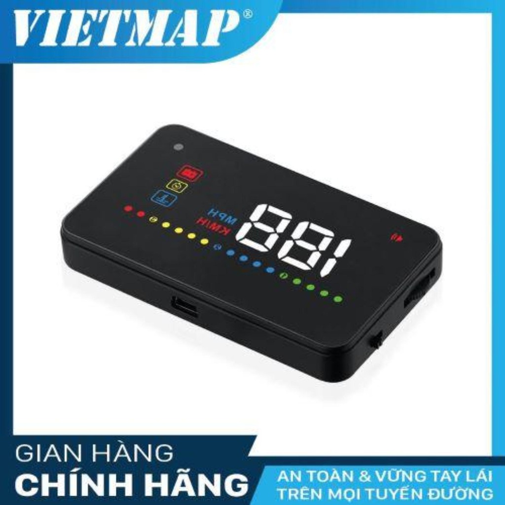 MÀN HÌNH HIỂN THỊ THÔNG TIN TRÊN KÍNH LÁI VIETMAP HUD V200