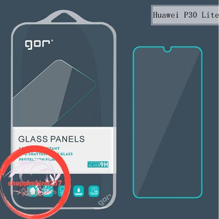 Cường Lực Gor Huawei P30 Lite , Nova 4e Bộ 2 Kính Cường Lực Gor Trong Suốt Không Full Màn Hình