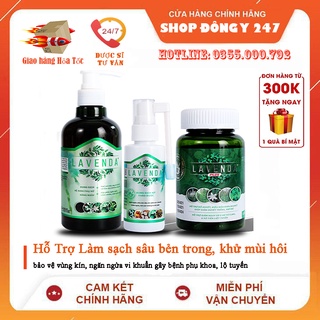 ✅ Combo bộ 3 sản phẩm Lavenda xịt, rửa, Lavenda Plus kết hợp 👍 ❤️-Hỗ trợ điều trị các bệnh Phụ khoa