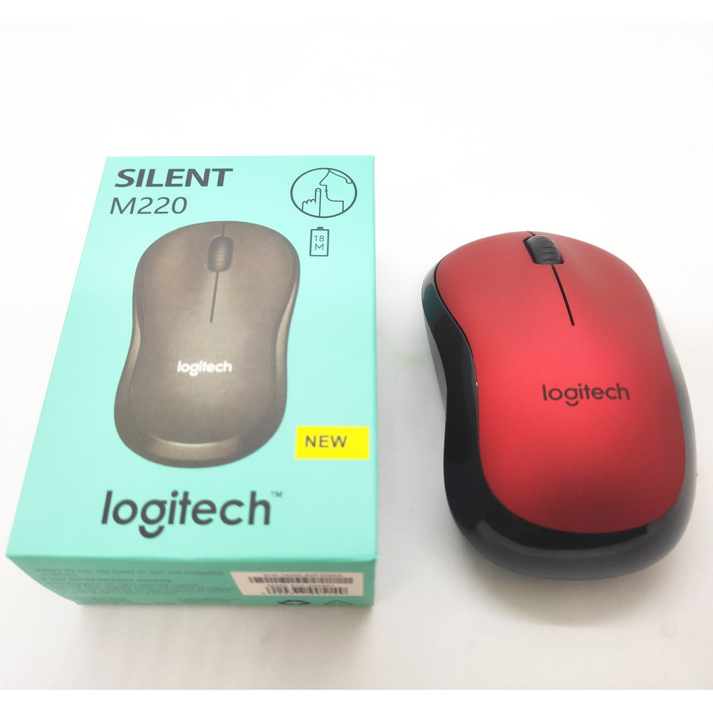 [ Hàng Hot ] Chuột không dây Logitech M220 Silent (không tiếng ồn) tặng bàn di chuột , BH đổi mới trong 12 tháng