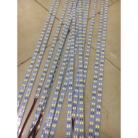 Thanh Đèn Led 12V 5730,5054 dài 1m x 10mm Ánh Sáng Trắng và Vàng,Thanh 144/m công suất 14W