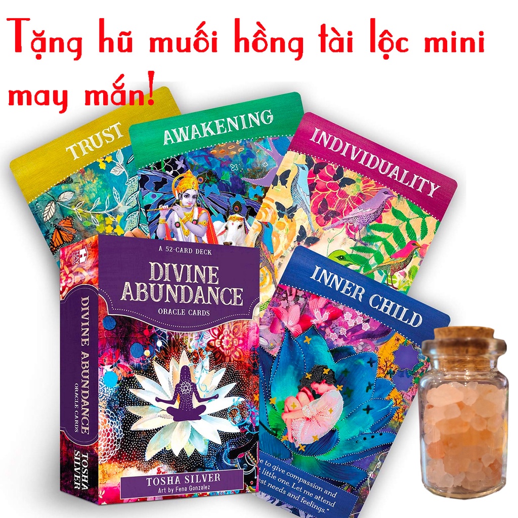 {Kèm quà tặng} Bộ bài oracle Divine Abundance Oracle Cards