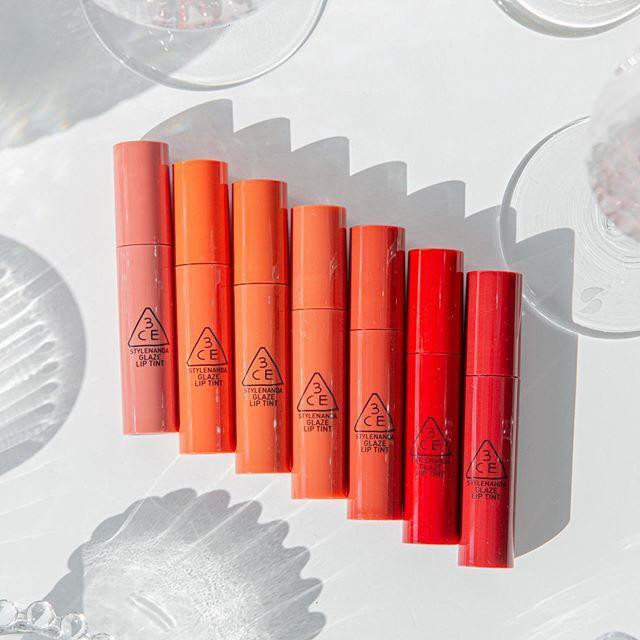 [CHÍNH HÃNG] Son Tint Bóng Siêu Lì 3CE Glaze Lip Tint 5g