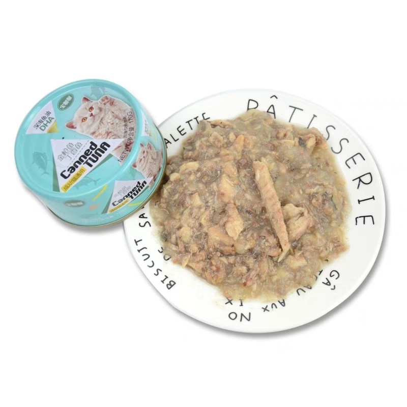 Pate Canned Tuna cao cấp dành cho mèo, siêu thơm ngon full thịt (170gr)