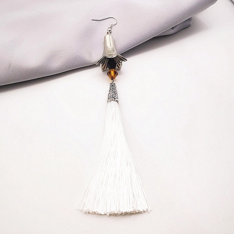 Tmdbyx  Khuyên tai tua rua dài anime Genshin Impact Zhongli làm đạo cụ hóa trang cho nam và nữ 1:1