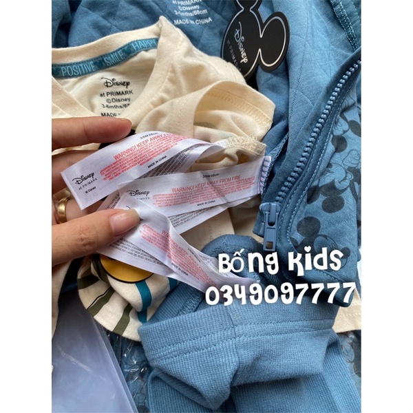 Bộ 3 Món Bé Trai Mickey Xanh Xẫm PR