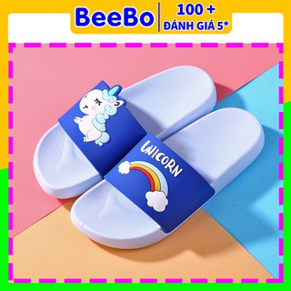 Dép Cho Bé Trai Bé Gái - Dép lê quai ngang hình Pony siêu mềm êm chân có chống trơn cho bé