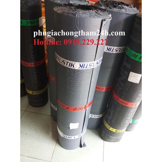 Màng chống thấm tự dính Bitustik - 2mm - nhập khẩu ITALY (bán lẻ 1mét)