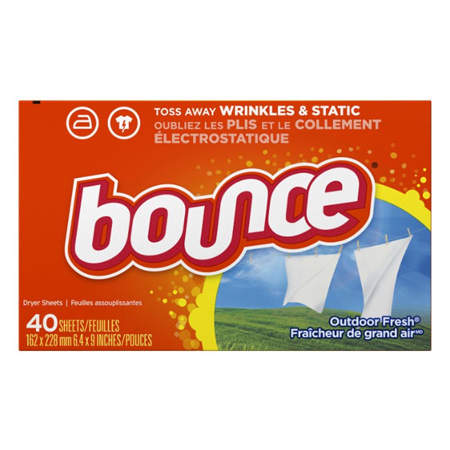 Giấy thơm và mềm vải Bounce - Canada - 40 tờ