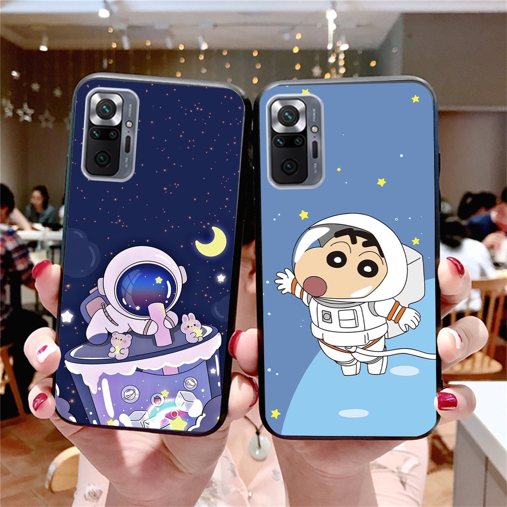 Ốp lưng Xiaomi Redmi 10 - Redmi note 10/ note 10s - Redmi note 10 pro - Xiaomi mi 10t promẫu phi hành gia vũ trụ cute