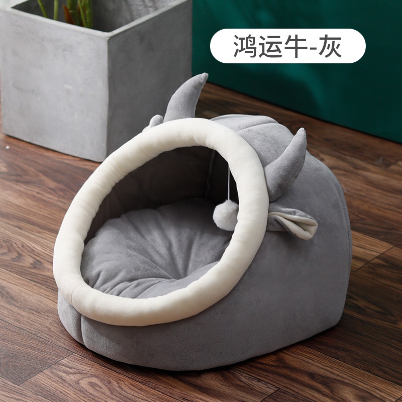 Nhà lồng chó mèo ngủ , đệm nằm thú cưng đầu trâu